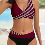 Sea Breeze | Bikini Imprimé aux Teintes Chaudes