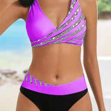 Sea Breeze | Bikini Imprimé aux Teintes Chaudes