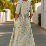 Eliza - Robe Midi Aérienne