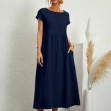 Nataly - Robe Midi Décontractée
