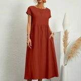 Gabrielle™ — Robe midi fluide élégance intemporelle