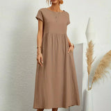 Nataly - Robe Midi Décontractée