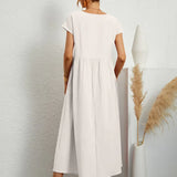 Gabrielle™ - Robe midi fluide élégance intemporelle