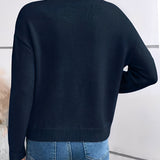Céline | Pull Chic en Tricot avec Col en Dentelle Élégant