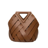 Juliette™ — Sac tressé élégant cuir souple