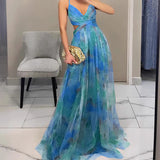Delacroix - Robe Maxi Florale Élégante