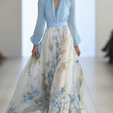 Elena - Maxi robe à imprimé floral Éblouissant