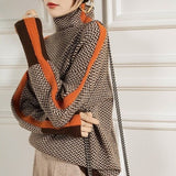 Clémence - Pull Col Roulé Élégant