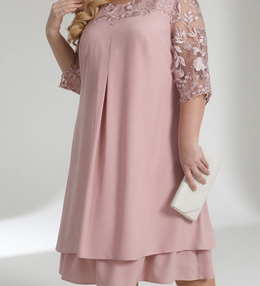 Rosévaine™ — Robe dentelle élégante cérémonie raffinée