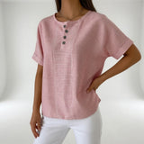 Sorène™ — Blouse lin rayée douceur naturelle
