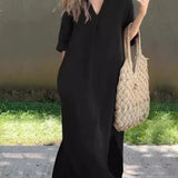 Fiora - Robe Longue Décontractée