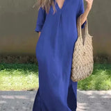 Fiora - Robe Longue Décontractée