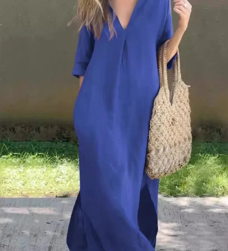 Fiora - Robe Longue Décontractée