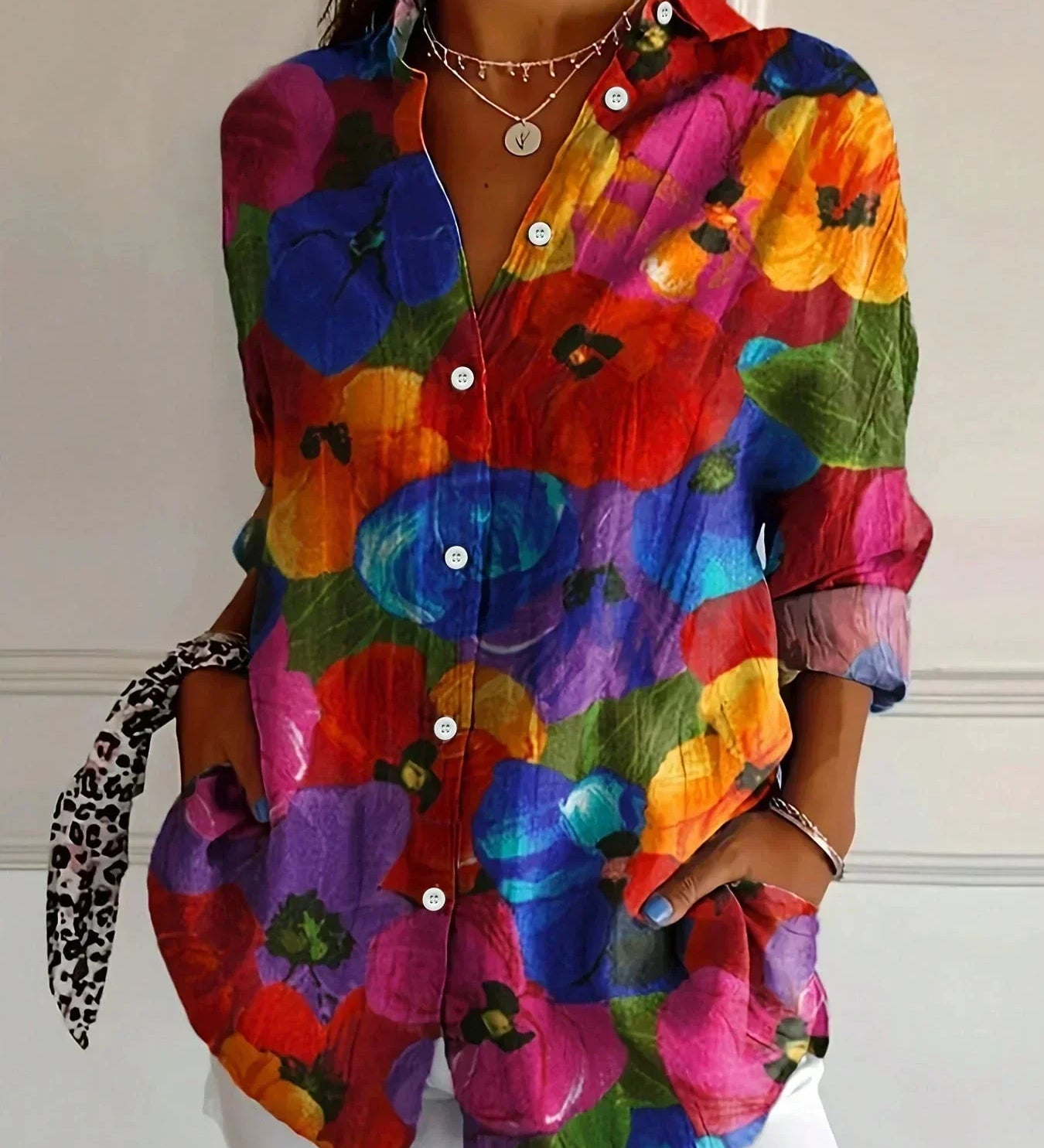 Élianne™ — Blouse élégante aux couleurs durables