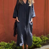 Fiora - Robe Longue Décontractée