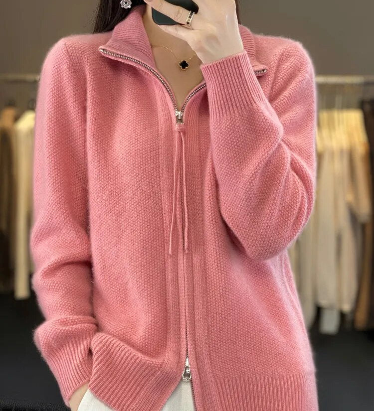 Piera - Cardigan Zippé Confortable