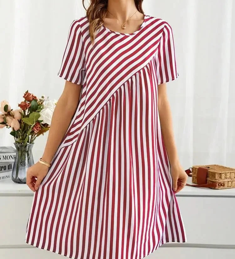 Clara - Robe Rayée d’Été