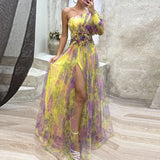 Philena - Élégante Robe Longue Colorée