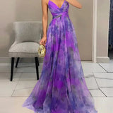 Delacroix - Robe Maxi Florale Élégante
