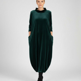 Françoise™ - Robe douce à col montant avec poches – Élégance confortable
