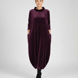 Françoise™ - Robe douce à col montant avec poches – Élégance confortable