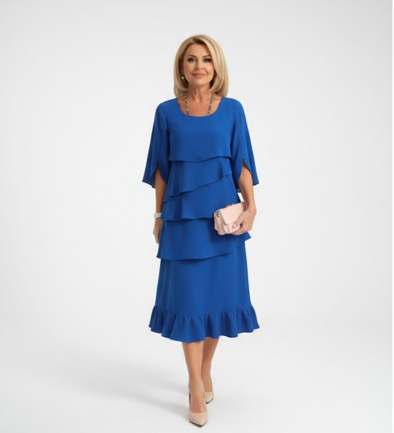 Marguerite™ — Robe midi élégante féminine confortable