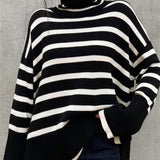 Éliane™ – Le Pull Rayé Élégance Décontractée