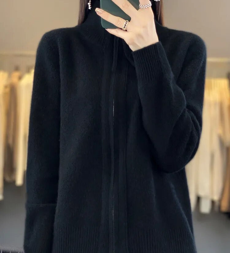 Piera - Cardigan Zippé Confortable