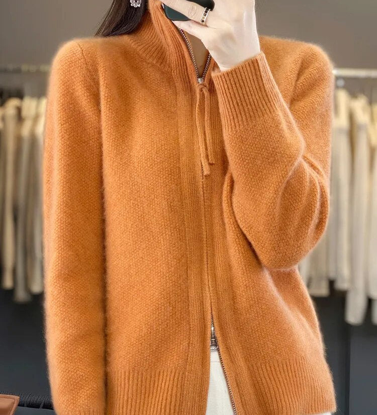 Piera - Cardigan Zippé Confortable