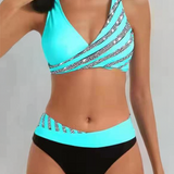 Sea Breeze | Bikini Imprimé aux Teintes Chaudes