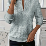 Amelie - Pull Zippé Décontracté