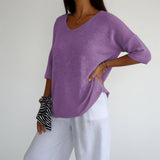 Lyséline™ — Pull fluide col V confortable