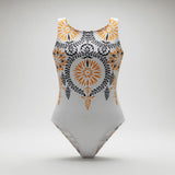 Arabesque™ — Maillot une pièce imprimé mandala allure envoûtante