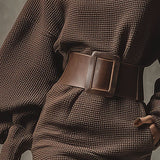 Célianne™ — Robe maille ceinturée élégante