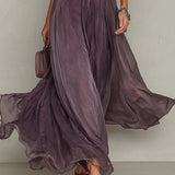 Flavia - Élégante Robe Maxi Violette