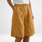 Wandeline™ — Short large taille élastique confort estival naturel