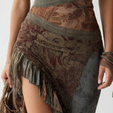 Aurélysse™ — Robe asymétrique bohème silhouette sculptée