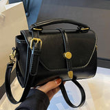 Élodie™ — Sac bandoulière carré chic contrasté