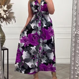 Sacha - Élégante Robe Maxi Été