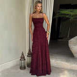 Élégante | Robe de Soirée Imprimée Fleurie