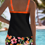 Laluna | Ensemble Tankini Élégant en Deux Pièces