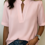 Élise — Blouse élégante au col raffiné