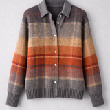 Avery - Cardigan à Carreaux Douillet