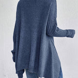 Léïna™ – Le Pull Col Montant Doux & Décontracté