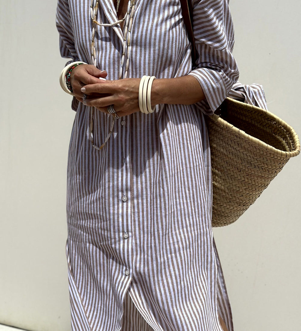 Sophia - Robe Chemise Confortable