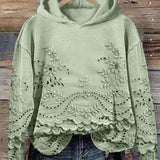 LÉONA™ | Sweat à Capuche Imprimé 3D – Confort & Style au Quotidien