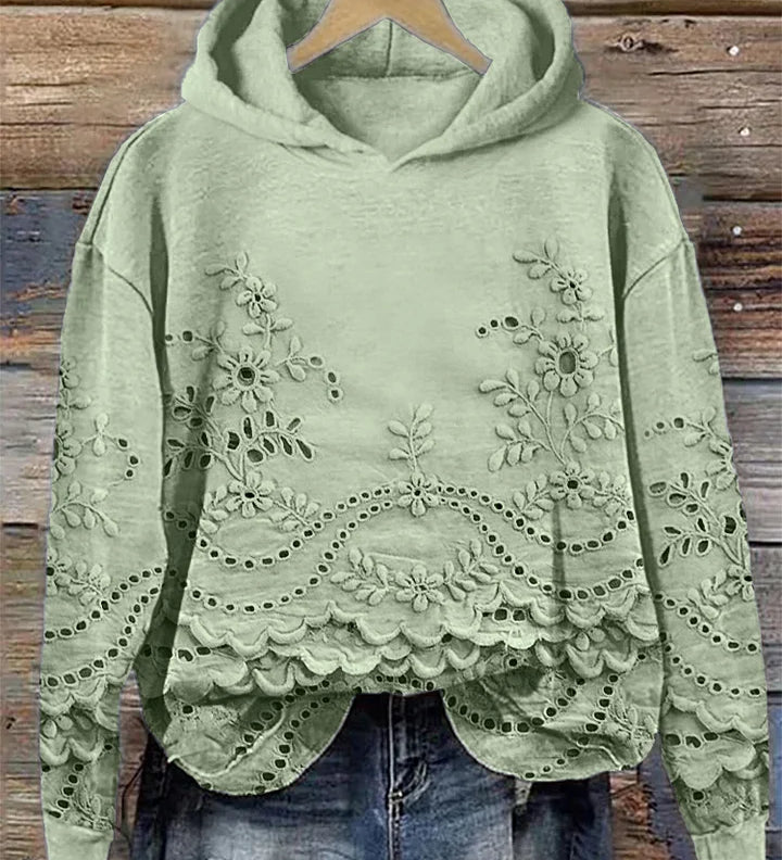 LÉONA™ | Sweat à Capuche Imprimé 3D – Confort & Style au Quotidien