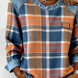 Célia - Sweatshirt Patchwork Audacieux
