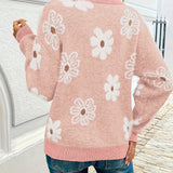 Monique™ – Cardigan fleuri doux intemporel élégant