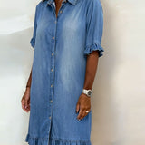 Maria - Robe Denim Confortable